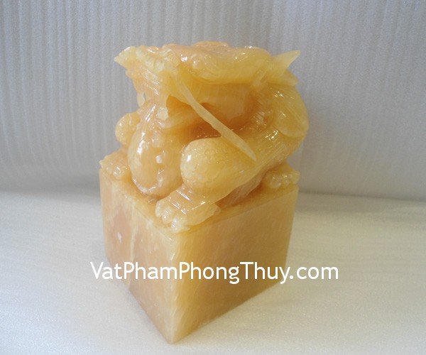 M148 an rong hoang long lon 03 Ấn rồng đá Hoàng Long cao cấp M148