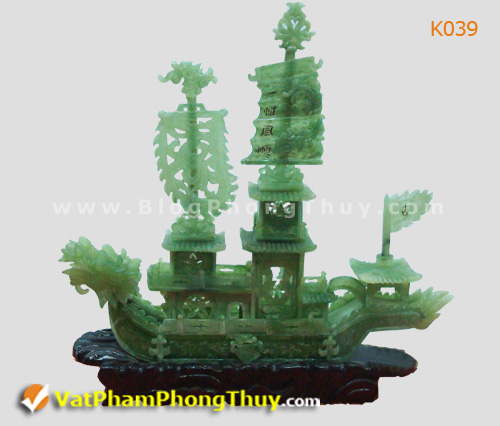 thuyen buom ngoc lieu ninh K039 Thuyền Buồm Phong Thủy – Vật phẩm tượng trưng sự may mắn cho người làm kinh doanh, với rất nhiều kiểu dáng đẹp