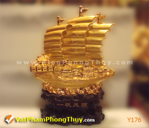 thuyen rong Y176 1 Thuyền Buồm Phong Thủy – Vật phẩm tượng trưng sự may mắn cho người làm kinh doanh, với rất nhiều kiểu dáng đẹp