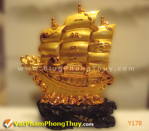 thuyen rong Y178 Thuyền Buồm Phong Thủy – Vật phẩm tượng trưng sự may mắn cho người làm kinh doanh, với rất nhiều kiểu dáng đẹp