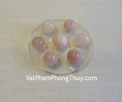 Đĩa thất tinh đá thạch anh tím nhỏ HM095