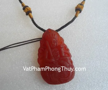 Phật bản mệnh 12 con giáp mã não đỏ- Tý (Thiên Thủ Thiên Nhãn) FS1131-1