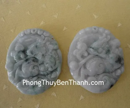 Mặt tỳ hưu PT vân xanh A+++++ (24,77gr)(GCN 1732) FS6632-F2-9165