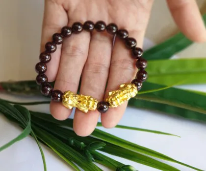 Chuỗi hạt lựu 2 tỳ hưu crom 8 li FS6800